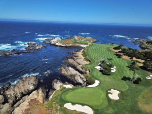 Cypress Point 17th Back Back Drone